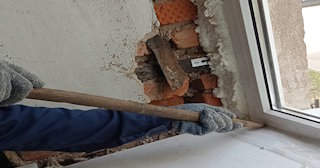 Демонтаж оконных откосов по выгодной цене от 517 руб. в Пятигорске - Сварной-Птг